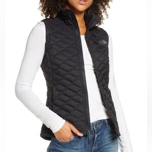 The North Face Black Quilted Down Vest